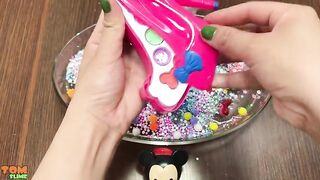 Mixing Random Things into Clear Slime !! Slime Smoothie | Most Satisfying Slime Videos 4