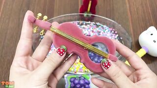Mixing Makeup and Beads into Clear Slime | Relaxing Slime | Satisfying Slime Videos 5