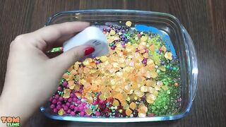 Mixing Makeup and Beads into Clear Slime | Relaxing Slime | Satisfying Slime Videos 4
