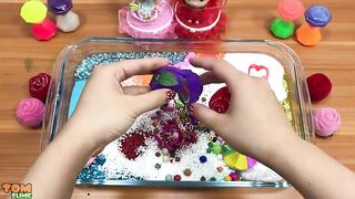 Mixing Random Things into Store Bought Slime ! Slime Smoothie | Most Satisfying Slime Videos 9