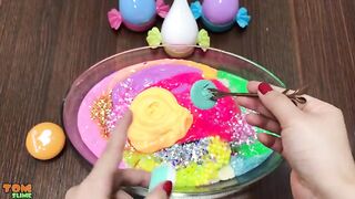 Mixing Makeup and Glitter into Store Bought Slime !! Relaxing Satisfying Slime Videos #5