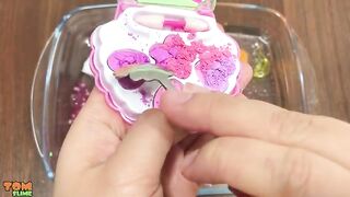 Mixing Makeup and Glitter into Store Bought Slime !! Relaxing Satisfying Slime Videos #4