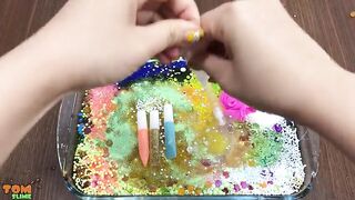Mixing Random Things into Store Bought Slime ! Slime Smoothie | Most Satisfying Slime Videos 7