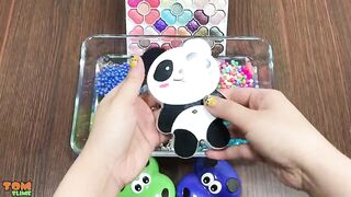 Mixing Makeup and Beads into Clear Slime | Relaxing Slime | Satisfying Slime Videos 3