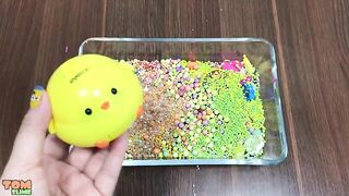 Mixing Beads and Floam into Clear Slime | Relaxing Slime | Satisfying Slime Videos 1