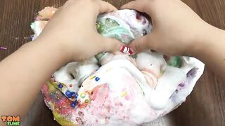 Mixing Random Things Into Fluffy Slime | Slime Smoothie | Most Satisfying Slime Videos 6