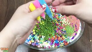 Mixing Random Things into Clear Slime and Glossy Slime | Slime Smoothie | Satisfying Slime Videos