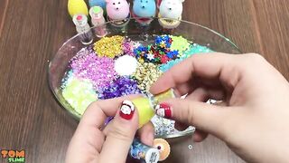 Mixing Makeup and Glitter into Clear Slime | Relaxing Slime | Satisfying Slime Videos 1