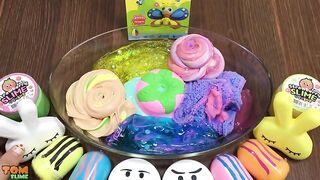 MIXING STORE BOUGHT SLIME WITH CLAY AND GLITTER | RELAXING SLIME | SATISFYING SLIME VIDEOS