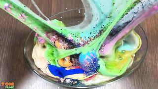 MIXING STORE BOUGHT SLIME WITH CLAY AND GLITTER | RELAXING SLIME | SATISFYING SLIME VIDEOS