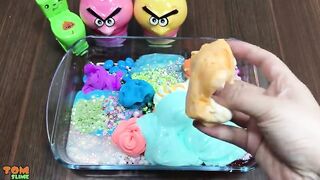 MIXING STORE BOUGHT SLIME WITH CLAY AND BEADS | RELAXING SLIME | SATISFYING SLIME VIDEOS
