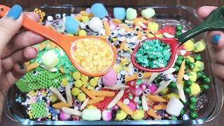 Mixing Too Many Things into Clear Slime | Slime Smoothie | Satisfying Slime Videos
