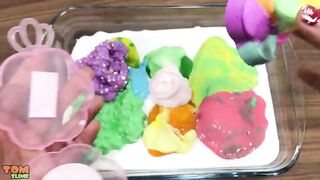 MIXING GLOSSY SLIME WITH HOMEMADE SLIME | RELAXING SATISFYING SLIME | TOM SLIME