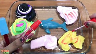 Mixing Random Things into Clear Slime | Slime Smoothie | Most Satisfying Slime Videos