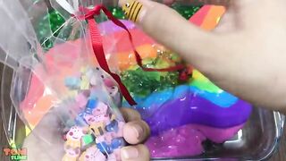 Mixing Store Bought Slime with Homemade Slime | RAINBOW SLIME | Most Satisfying Slime Videos 8