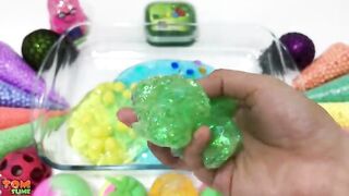 Mixing Stress Balls and Foam with Store Bought Slime | Most Satisfying Slime Videos ! Tom Slime