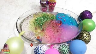 MIXING STRESS BALLS WITH STORE BOUGHT SLIME | RELAXING SLIME WITH BALLOONS | TOM SLIME