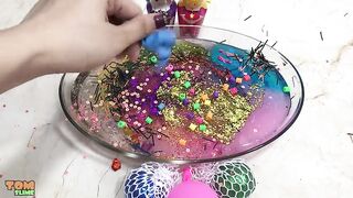 MIXING STRESS BALLS WITH STORE BOUGHT SLIME | RELAXING SLIME WITH BALLOONS | TOM SLIME