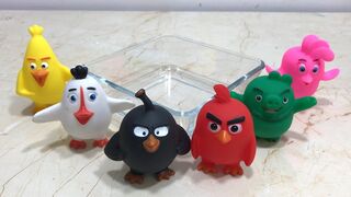 Making Slime with Angry Birds | Most Satisfying Slime Videos ! Tom Slime