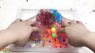 MIXING STRESS BALLS INTO CLEAR SLIME ! MOST SATISFYING SLIME VIDEOS | TOM SLIME