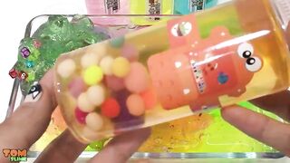 Mixing Clear Store Bought Slime Into Homemade Clear Slime | Most Satisfying Slime Videos | Tom Slime