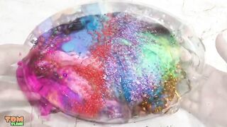 Mixing Random Things Into Clear Slime - Most Satisfying Slime Videos 5 ! Tom Slime