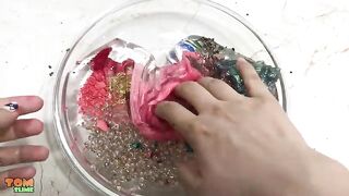 MIXING MAKEUP INTO CLEAR SLIME ! MOST SATISFYING SLIME VIDEOS | TOM SLIME