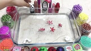 MIXING MAKEUP AND FLOAM INTO CLEAR SLIME ! MOST SATISFYING SLIME VIDEOS | TOM SLIME