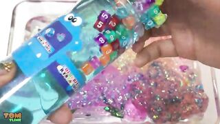 Mixing Nail Polish And Store Bought Slime Into Clear Slime - Satisfying Slime Videos ! Tom Slime