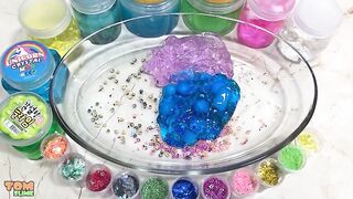 Mixing Glitter Into Store Bought Slime - Most Satisfying Slime Videos ! Tom Slime