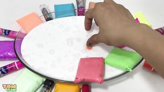 Mixing Soft Clay & Makeup Into Glossy Slime - Most Satisfying Slime Videos | Tom Slime