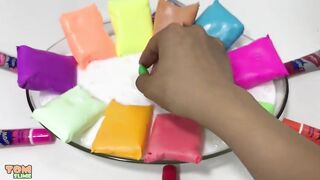 Mixing Soft Clay & Makeup Into Glossy Slime - Most Satisfying Slime Videos | Tom Slime