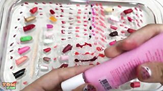 MIXING ALL MY MAKEUP INTO CLEAR SLIME !! SLIME SMOOTHIE ! MOST SATISFYING SLIME VIDEOS