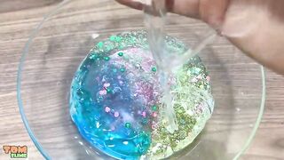 MIXING ALL MY CLEAR SLIME TOGETHER !! MOST SATISFYING SLIME VIDEOS - TOM SLIME