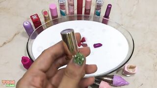 Mixing Makeup Into Glossy Slime - Will It Red or Pink? Most Satisfying Slime Videos