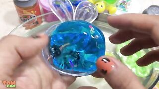 Mixing Store Bought Slime Into Clear Slime - Most Satisfying Slime Videos 2 ! Tom Slime