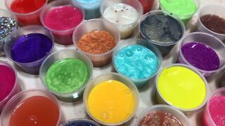 MIXING ALL MY SLIME !! SLIME SMOOTHIE - SATISFYING SLIME VIDEOS ! #26
