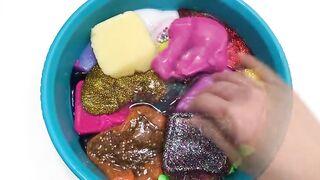MIXING ALL MY SLIME !! SLIME SMOOTHIE  SATISFYING SLIME VIDEOS ! #16