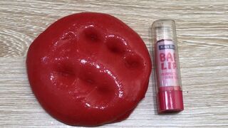 DIY SLIME with Lipstick Challenge!! How To Make Slime without Borax | Tom Slime