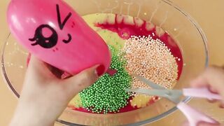 Making Crunch Slime with Balloon! Most Satisfying Slime Video★ASMR★#ASMR#BalloonSlime