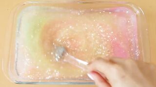 Making Unicorn Glitter Slime with Piping Bags! Most Satisfying Slime Video★ASMR★#ASMR#PipingBags