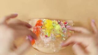 Slime Coloring Compilation with,CLAY,Glitter !! Most Satisfying Slime Video★ASMR★#ASMR