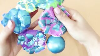 Slime Coloring Compilation with CLAY,Glitter !! Most Satisfying Slime Video★ASMR★#ASMR