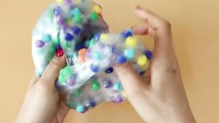 Crunch Slime Coloring Compilation !! Most Satisfying Slime Video★ASMR★#ASMR