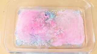 Making Unicorn Clear Slime with Piping Bags! Most Satisfying Slime Video★ASMR★#ASMR#PipingBags
