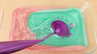 Making Pigment Slime with Piping Bags! Most Satisfying Slime Video★ASMR★#ASMR#PipingBags