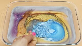 Making Galaxy Glossy Slime with Piping Bags! Most Satisfying Slime Video★ASMR★#ASMR#PipingBags