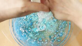 Making Blue Silver Slime with Piping Bags! Most Satisfying Slime Video★ASMR★#ASMR#PipingBags