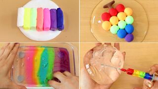 Rainbow Slime Coloring Compilation!★ASMR★Most Satisfying Slime Video!