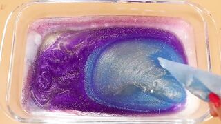 Making Galaxy Glossy Slime with Piping Bags! Most Satisfying Slime Video★ASMR★#ASMR#PipingBags